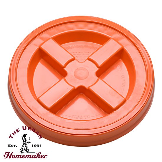 Gamma Seal or Twister Brand Lid 5.0 Orange