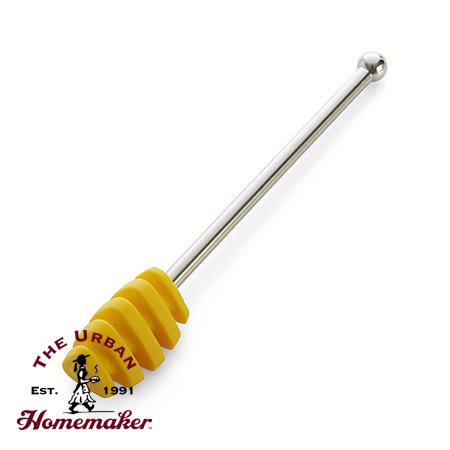 Silicone Honey Dipper, S/S Handle