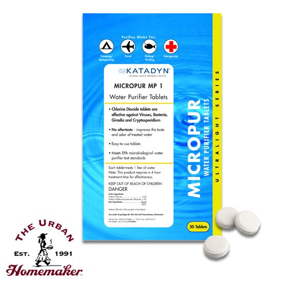 Katadyn Micropur MP1 Water Purification Tablets