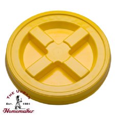 Gamma Seal or Twister Brand Lid 5.0 Yellow