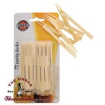 Bamboo Party Forks, 72 Piece