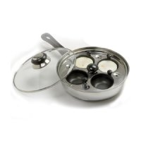 4 Egg Poacher/Skillet with Lid