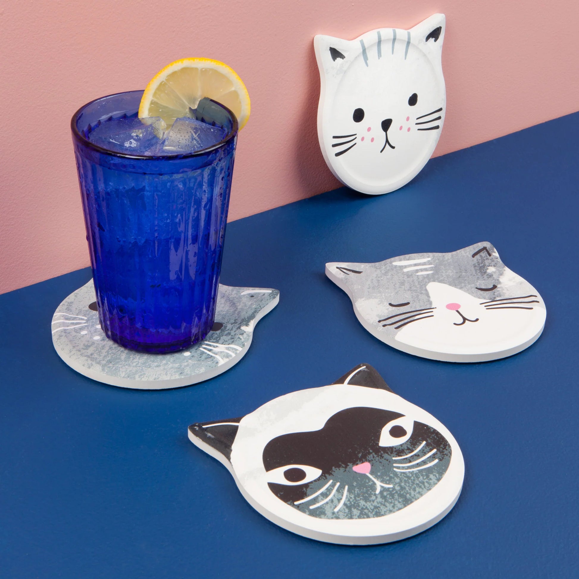 Coaster Cats Meow Set
