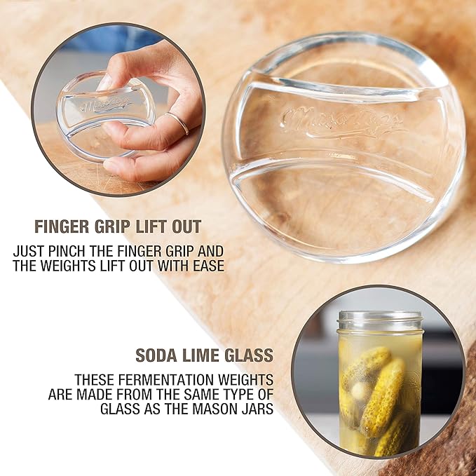 Pickle Pebbles - for Regular Mouth Mason Jars