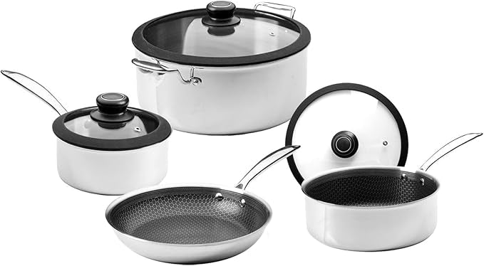 Black Cube 7 Piece Cookware Set