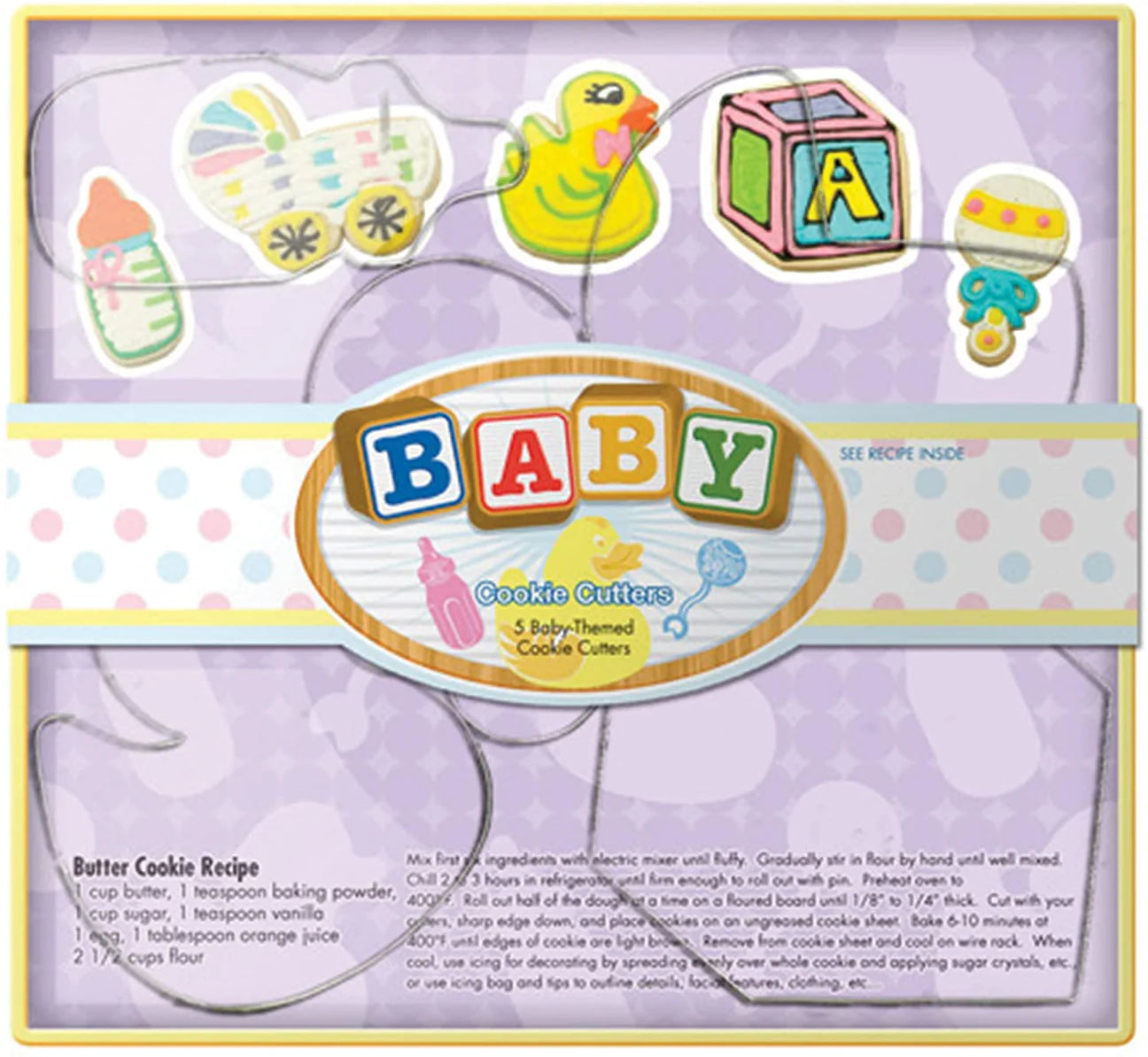 Baby Themed Cookie Cutter Set