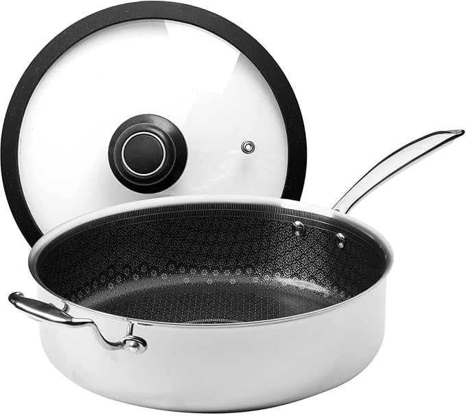 Black Cube 11” Sauté Pan with Lid 4.5 Qt