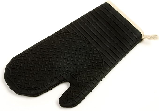 Black Silicone Oven Glove