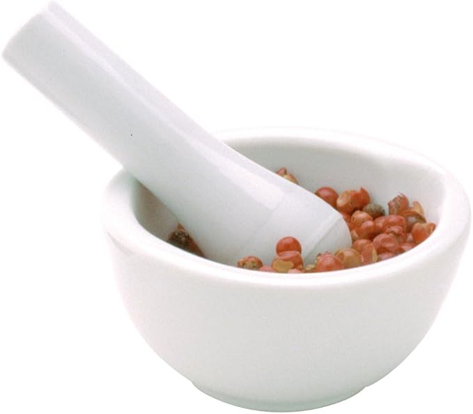 Mini Porcelain Mortar and Pestle