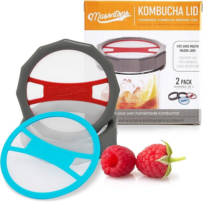 Masontops Kombucha Lid