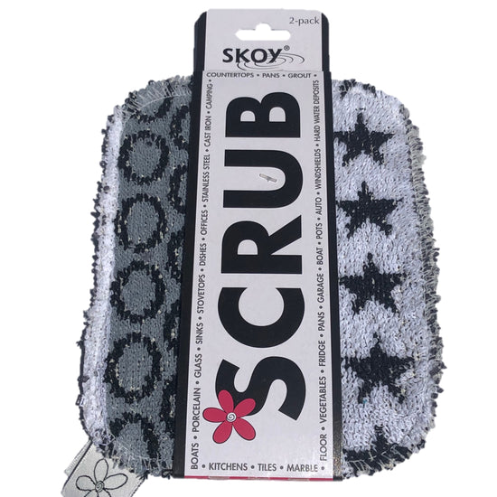 Skoy Scrubber 2-Pack Black and White
