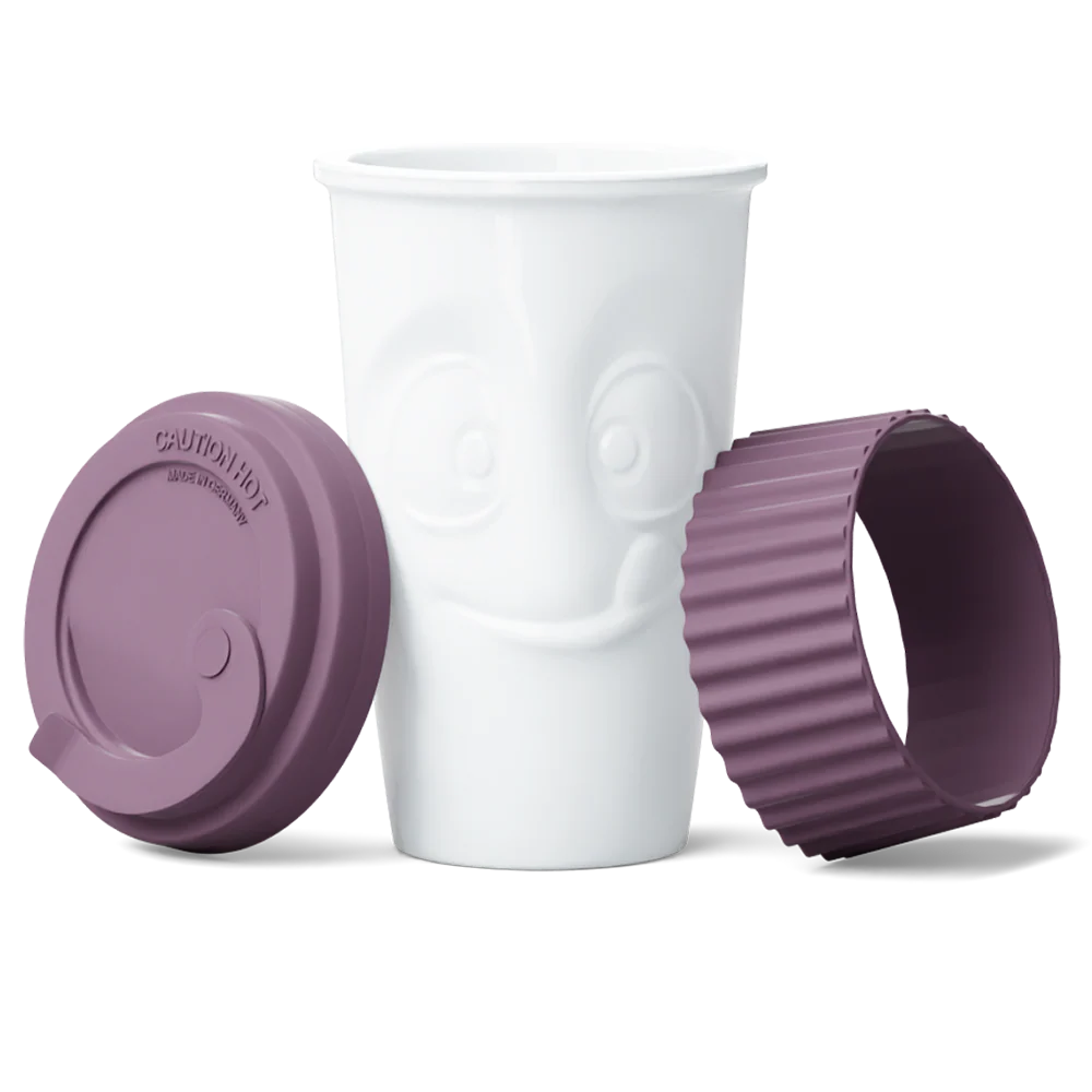 Porcelain ToGo Cup Tasty Wineberry