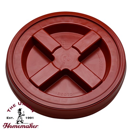 Gamma Seal or Twister Brand Lid 5.0 Red