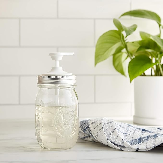 Jarware Soap Pump White