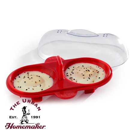 Silicone Double Egg Poacher, 2 Eggs