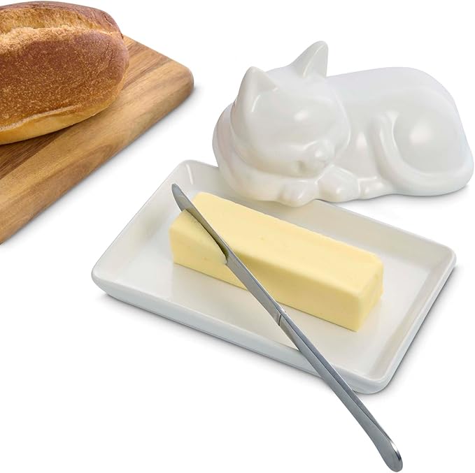 Cat Butter Dish