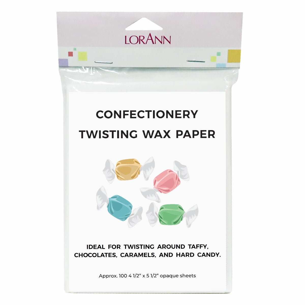 Confectionery Twisting Wax Paper