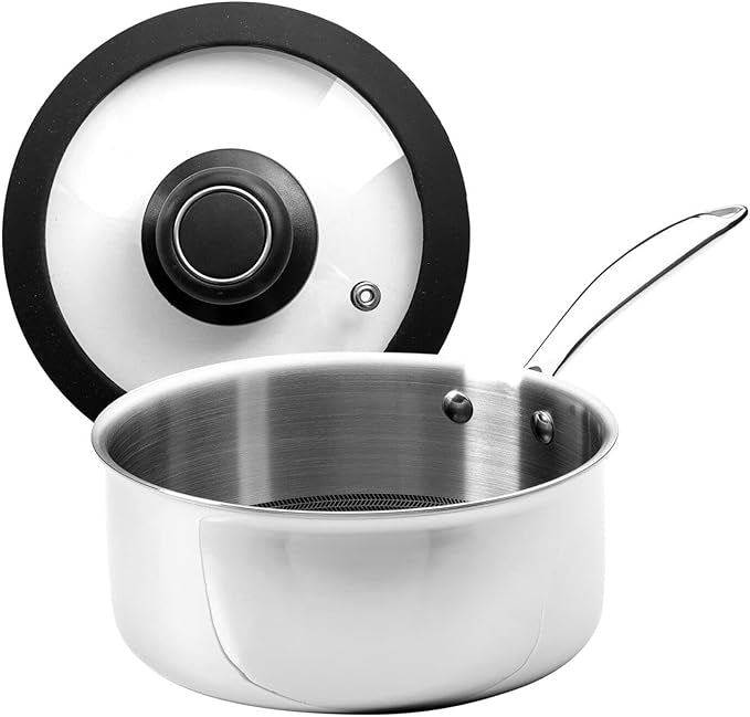 Black Cube 8” Saucepan with Lid 2.5Q