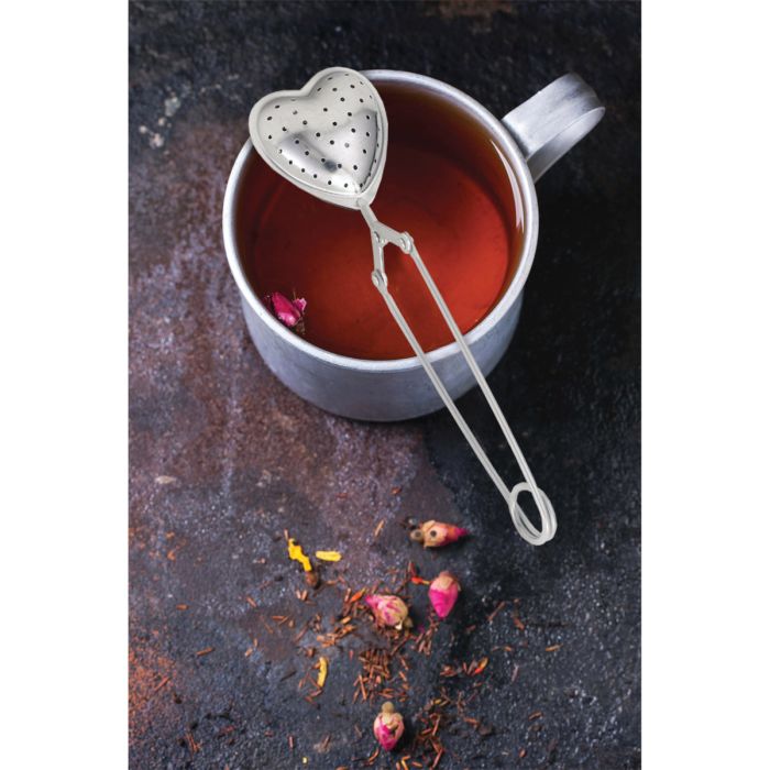 Heart Shaped Snap Tea Infuser