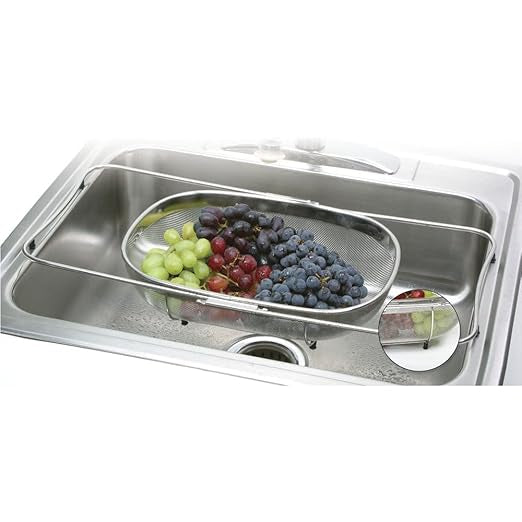 Expanding Over The Sink Colander