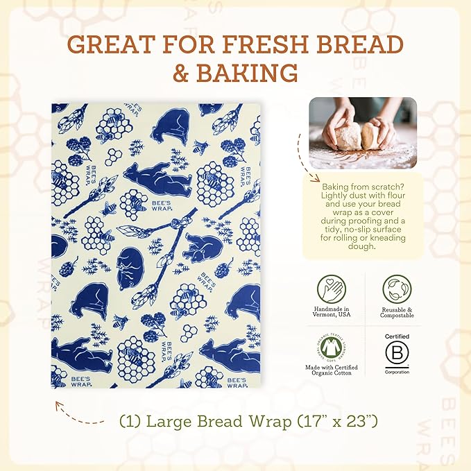 Bee’s Wrap, Bees And Bears Print