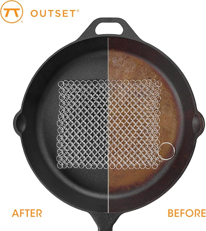Chain Mail Cast Iron Cleaner