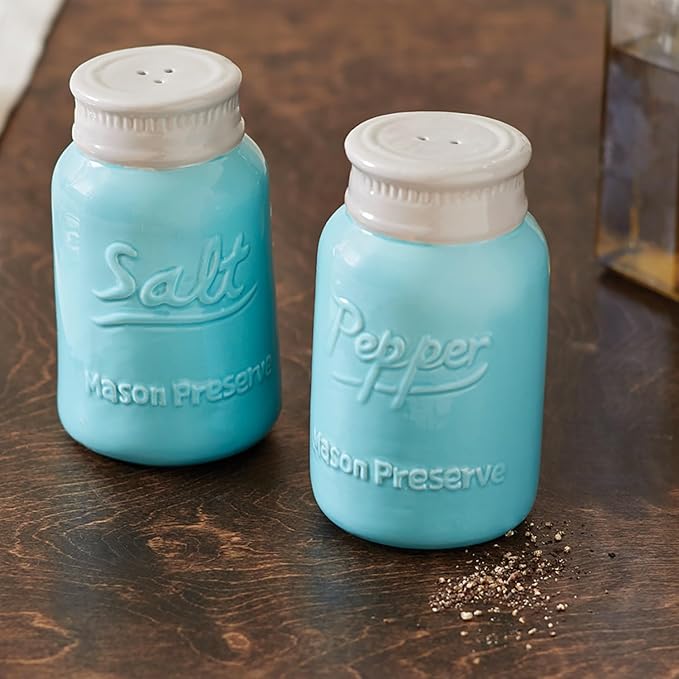 Mason Jar Salt And Pepper Shakers