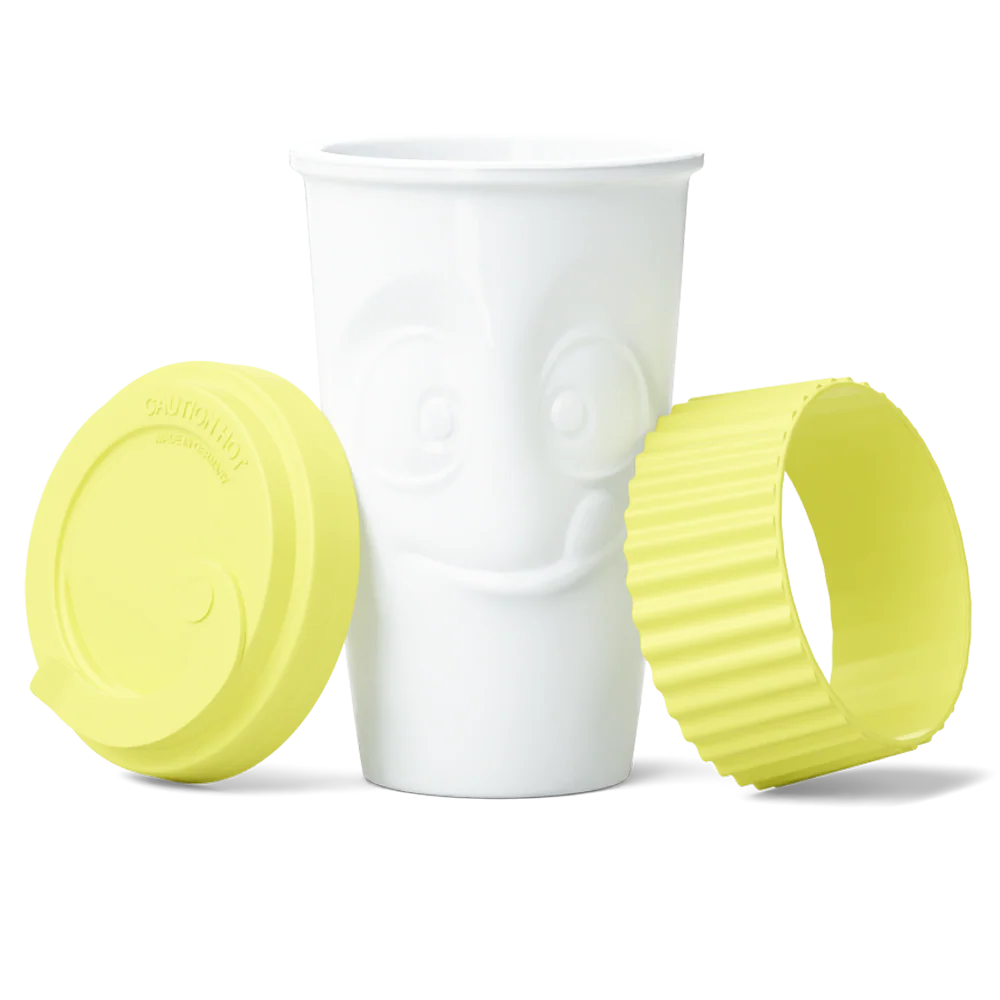Porcelain ToGo Cup Tasty Lemon