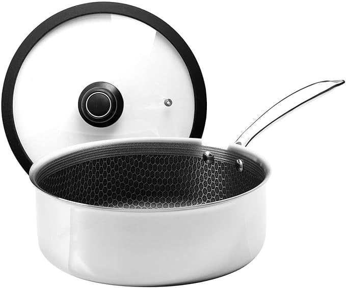 Black Cube 9.5” Sauté Pan with Lid 3 Qt