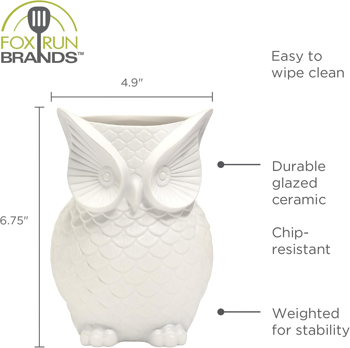 Owl Utensil Crock