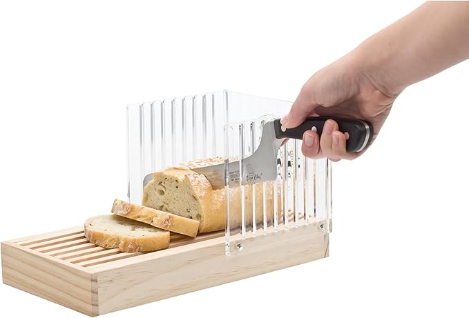 Bread Slicer with Crumb Catcher