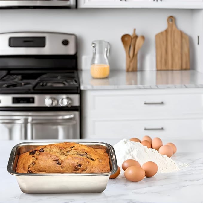 Loaf Pan, Stainless Steel 8.5 x 4.5