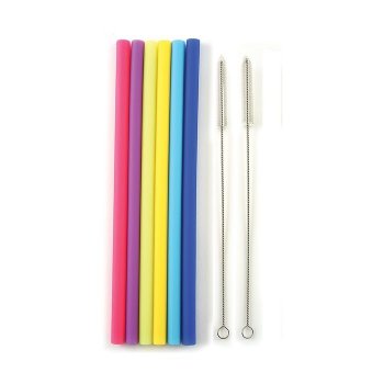 Reusable Jumbo Silicone Straws