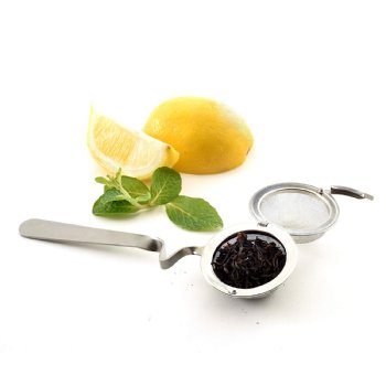 Mesh Tea Ball with Cup Rest Handle