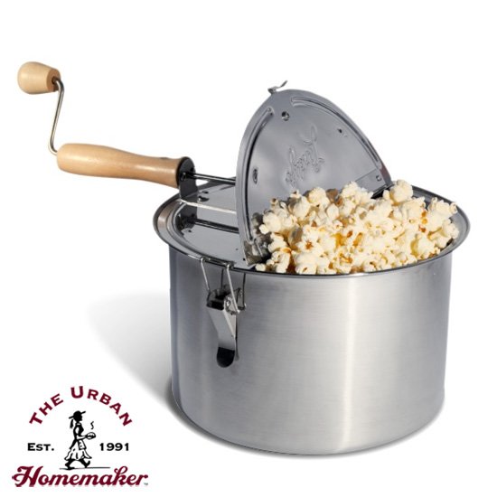 stovetop popcorn popper black