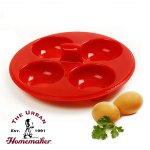 Silicone Egg Poacher, 4 Eggs 