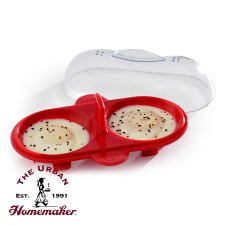 Silicone Double Egg Poacher, 2 Eggs