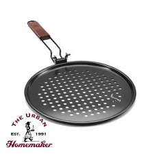 Pizza Grill Pan w/ Folding Handle