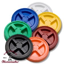 Gamma Seal or Twister Brand Lid 5.0 Yellow