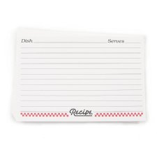 Recipe Cards, 3" x 5"
