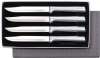 Rada Silver Handled Utility Steak Knife Set of 4