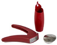 Kuhn Rikon Ultimate Garlic Set, Red